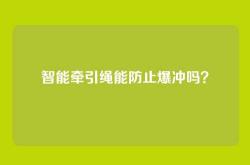 智能牵引绳能防止爆冲吗？