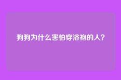 狗狗为什么害怕穿浴袍的人？