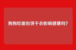 狗狗吃面包饼干会影响健康吗？