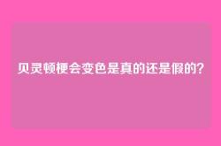 贝灵顿梗会变色是真的还是假的？