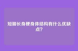 短脚长身梗身体结构有什么优缺点？