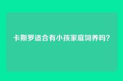 卡斯罗适合有小孩家庭饲养吗？