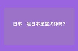 日本狆是日本皇室犬种吗？