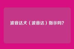 波音达犬（波音达）指示吗？