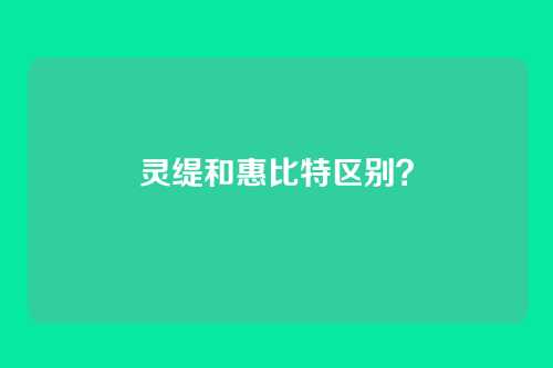 灵缇和惠比特区别？